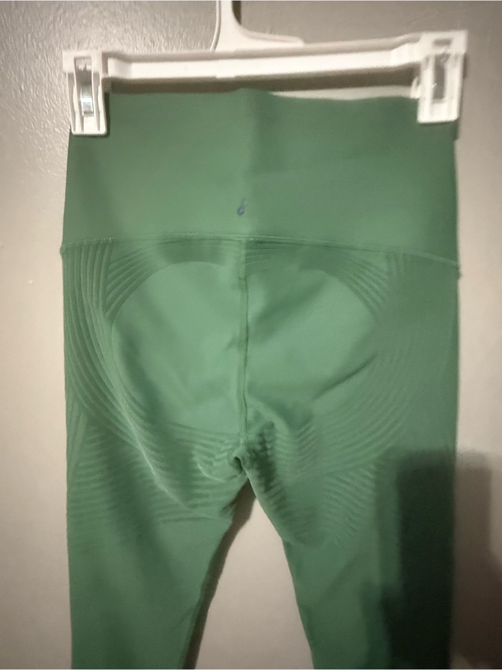 Fanka Body Sculpt Leggings Reversible High Rise Tummy Control Green size M - Picture 6 of 7